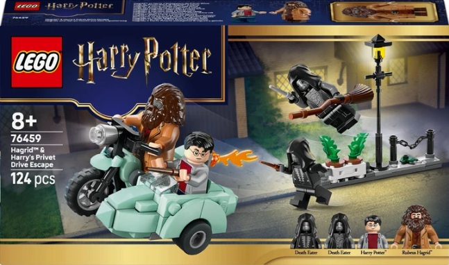 Конструктор Harry Potter Гегрід і Гаррі: Втеча з Тисової вулиці Унісекс LEGO 76459