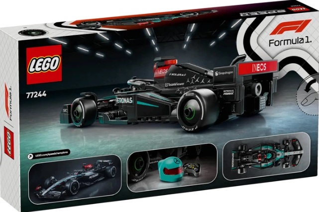 Конструктор Автомобіль для перегонів F1 Mercedes-AMG W15 Rase Car Унісекс LEGO 77244