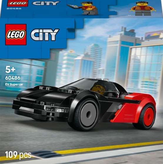 Конструктор City Great Vehicles Електричний суперкар Унісекс LEGO 60486