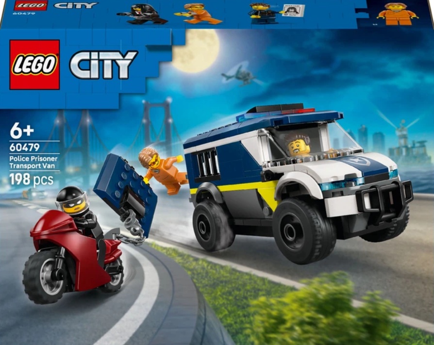 Конструктор City Police Поліцейський фургон для перевезення в"язнів Унісекс LEGO 60479