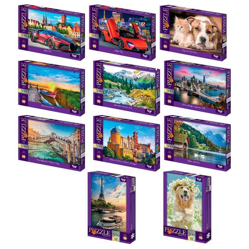 Пазли 500 елементів Унісекс Danko Toys 52523/295