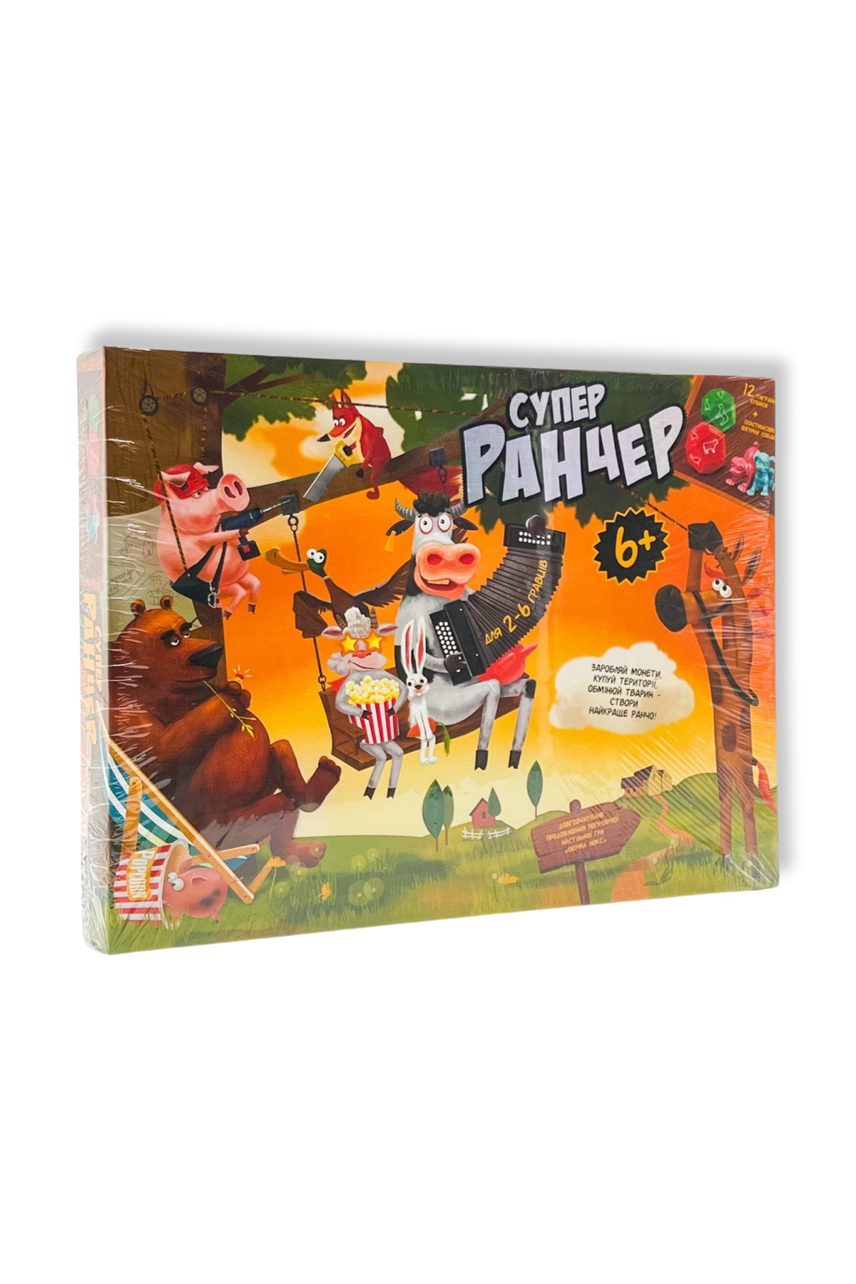 Настільна гра ходилка Унісекс Danko Toys СуперРанчер.